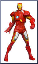 Iron Man (Repulsor Battling) from Avengers - Mighty Battlers manufactured by Hasbro [Loose]