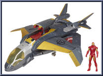 Avengers Quinjet (with Iron Man) Action Figure
