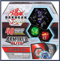 Darkus Dragonoid Ultra / Ventus Howlkor / Pyrus Trox from Bakugan - Armored Alliance - Starter Sets manufactured by Spinmaster [Front]