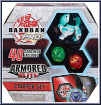 Haos Hydorous Ultra / Pyrus Maxodon / Ventus Nillious from Bakugan - Armored Alliance - Starter Sets manufactured by Spinmaster [Front]
