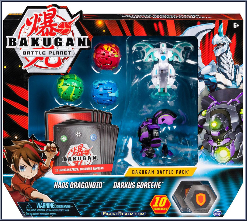 Haos Dragonoid / Darkus Goreene - Bakugan - Battle Planet - Battle Pack ...