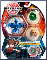 Aquos Pegatrix from Bakugan - Battle Planet - Starter Pack manufactured by Spinmaster [Front]