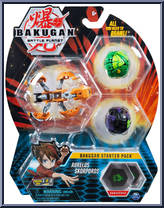 Aurelus Skorporos from Bakugan - Battle Planet - Starter Pack manufactured by Spinmaster [Front]