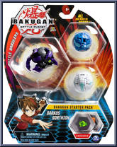 Darkus Gorthion from Bakugan - Battle Planet - Starter Pack manufactured by Spinmaster [Front]