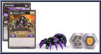 Darkus Webam from Bakugan - Battle Planet - Ultra manufactured by Spinmaster [Loose]
