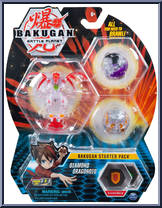 Diamond Dragonoid from Bakugan - Battle Planet - Starter Pack manufactured by Spinmaster [Front]