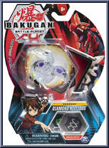 Diamond Nillious from Bakugan - Battle Planet - Core manufactured by Spinmaster [Front]