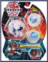 Diamond Phaedrus from Bakugan - Battle Planet - Starter Pack manufactured by Spinmaster [Front]
