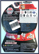 Diamond Trox from Bakugan - Battle Planet - Ultra manufactured by Spinmaster [Back]