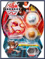 Pyrus Fangzor from Bakugan - Battle Planet - Starter Pack manufactured by Spinmaster [Front]