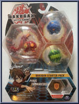 Pyrus Trunkanious from Bakugan - Battle Planet - Starter Pack manufactured by Spinmaster [Front]