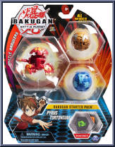 Pyrus Turtonium from Bakugan - Battle Planet - Starter Pack manufactured by Spinmaster [Front]