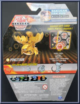 Aurelus Pincitaur from Bakugan - Geogan Rising - Core manufactured by Spinmaster [Back]