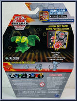 Ventus Falcron from Bakugan - Geogan Rising - Core manufactured by Spinmaster [Back]