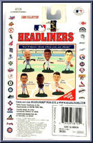 Eric Karros from Baseball Headliners - 1998 Season manufactured by Corinthian [Back]
