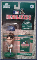 Hideo Nomo from Baseball Headliners - 1996 Season manufactured by Corinthian [Front]