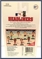Kenny Lofton from Baseball Headliners - 1996 Season manufactured by Corinthian [Back]
