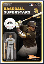 Manny Machado (Padres) from Baseball Superstars - Wave 2 manufactured by Super7 [Front]