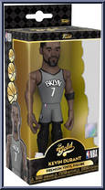 Kevin Durant (Nets) (Gray Jersey) from Basketball - Vinyl Gold - 5" Scale manufactured by Funko [Front]