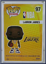 LeBron James (Jumbo) from Basketball - Pop! Vinyl Figures manufactured by Funko [Back]