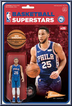 Ben Simmons (76ers) from Basketball Superstars - Basic Series manufactured by Super7 [Front]