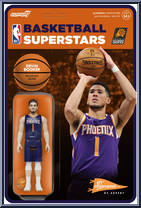 Devin Booker (Suns) from Basketball Superstars - Basic Series manufactured by Super7 [Front]