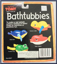 Frankie Frog from Bathtubbies - Wind-Ups manufactured by Tomy [Back]