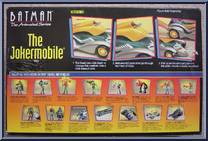 Jokermobile from Batman - Animated Series - Vehicles manufactured by Kenner [Back]