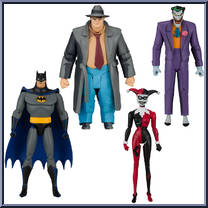 Batman / Harvey Bullock / Joker / Harley Quinn Action Figure
