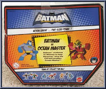 Batman vs Ocean Master from Batman Brave & The Bold - Action League manufactured by Mattel [Back]