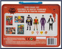 Retro Batman 66 Lunchbox 4-Pack from Batman - Classic TV Series - Basic Series manufactured by McFarlane [Back]