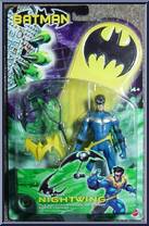 Nightwing (Sling Strike) from Batman - Comics - Series 4 manufactured by Mattel [Front]