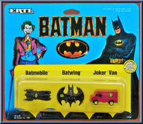 Batmobile / Batwing / Joker Van Action Figure