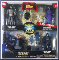 Knight Strike Batman / Catwoman / Penguin / Midnight Ninja Batman from Batman - EXP Extreme Power - Multi-Packs manufactured by Mattel [Front]