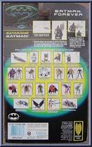 Batman (Batarang) from Batman Forever - Series 2 manufactured by Kenner [Back]