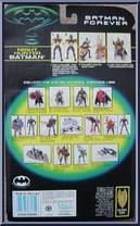Batman (Night Hunter) from Batman Forever - Series 1 manufactured by Kenner [Back]