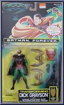 Dick Grayson (Transforming) from Batman Forever - Series 1 manufactured by Kenner [Front]