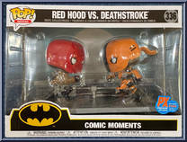 Red Hood vs. Deathstroke (Comic Moments) from Batman - Batman Pop! manufactured by Funko [Front]