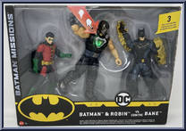 Batman & Robin vs. Bane from Batman Missions - Box Sets manufactured by Mattel [Front]