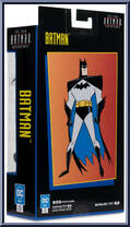 Batman (Red) (Platinum Edition) from Batman - New Adventures - Basic Series manufactured by McFarlane [Back]