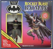 Batman (Rocket Blast) from Batman Returns - Deluxe Electronic Figures manufactured by Kenner [Front]