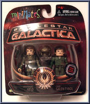 Lieutenant Helo / Chief Galen Tyrol from Battlestar Galactica - Minimates - Wave 3 manufactured by Diamond Select [Front]