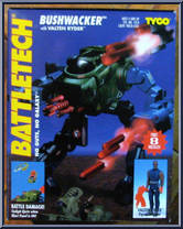 Bushwacker (with Valten Ryder) from Battletech - Boxed manufactured by Tyco [Front]