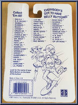 Girl Lips from Belly Buttons - Basic Series manufactured by Hasbro [Back]