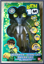 Greymatter from Ben 10 - Metamor Figures manufactured by Bandai [Front]