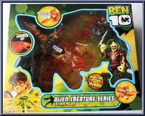 Heatblast from Ben 10 - Alien Creatures manufactured by Bandai [Front]