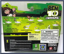 Feedback & Gravattack from Ben 10 Omniverse - 2-Packs manufactured by Bandai [Back]