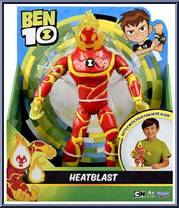 Heatblast from Ben 10 - Giant manufactured by Playmates [Front]