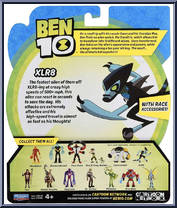 XLR8 from Ben 10 - Basic Series manufactured by Playmates [Back]