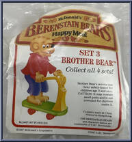 Brother Bear from Berenstain Bears - Basic Series manufactured by McDonald's [Front]